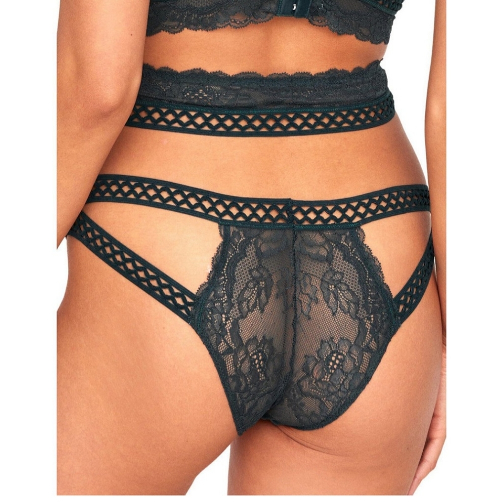 NWT VERANA SEXY PANTY IN DARK GREEN - Picture 2 of 4